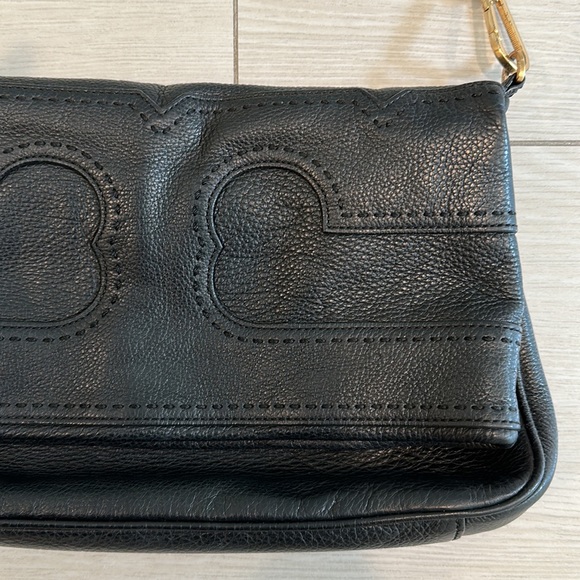 Tory Burch Amalie Pebbled Leather Foldover Crossbody - Picture 5 of 14